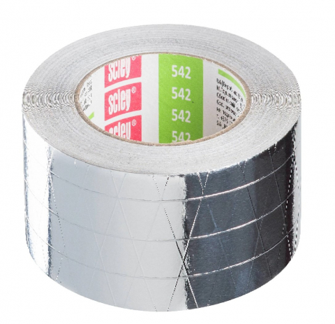 UNELTE SI ACCESORII PENTRU ZIDARIE  SI ZUGRAVIT - BANDA DIN ALUMINIU ARMATA *542*48X33M