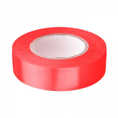 ACCESORII ELECTRICE - Banda izolatoare PVC rosie 19 mm x 20 ml