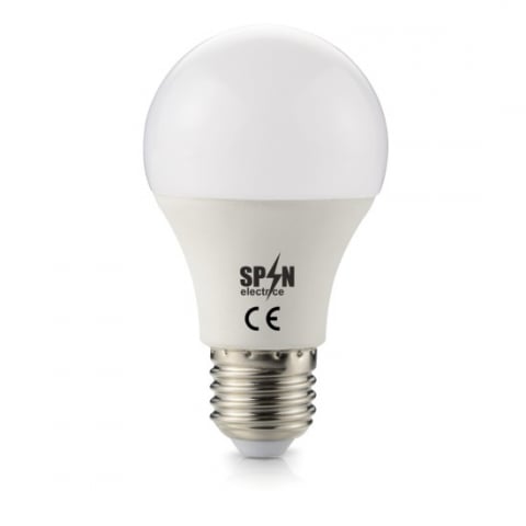 ACCESORII ELECTRICE - Bec Led E27, model glob A60, 10W=85W, 2700K, lumina calda, 1100Lm