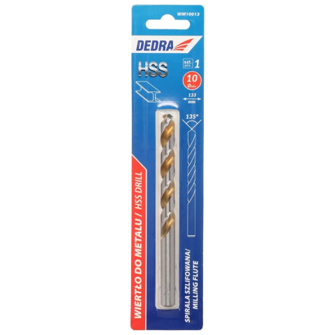 SCULE SI UNELTE - Burghie pentru metal 1buc, HSS, DIN338, 10,0x133mm