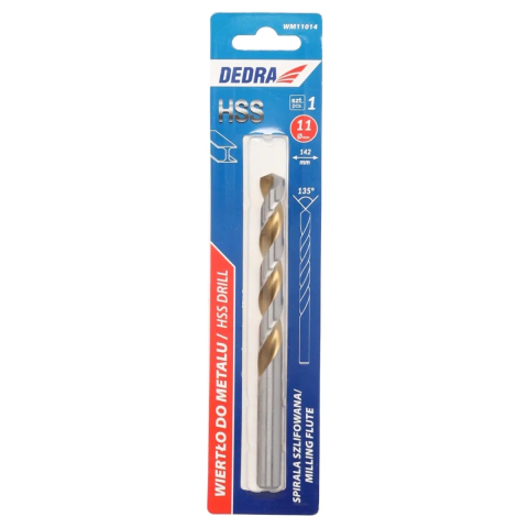 SCULE SI UNELTE - Burghie pentru metal 1buc, HSS, DIN338, 11,0x142mm