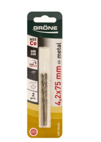 Produse - BURGHIU METALIC COBALT M35 4.2MM 2BUC/SET