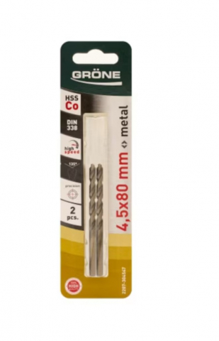 Produse - BURGHIU METALIC COBALT M35 4.5MM