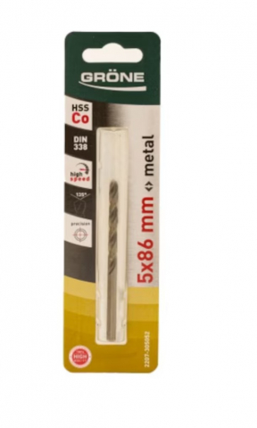 Produse - BURGHIU METALIC COBALT M35 5MM 1BUC