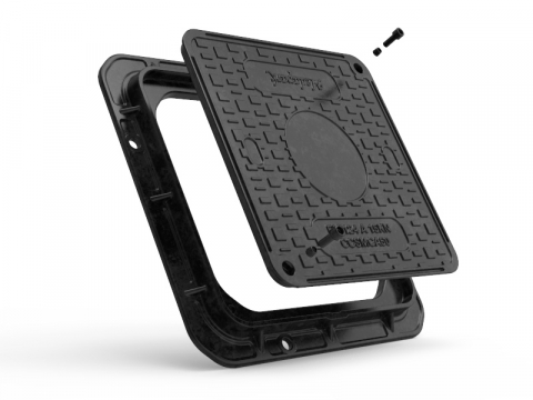 SISTEME SCURGERE CANALIZARE - CAPAC COMPOZIT 85X85 CLASA A15