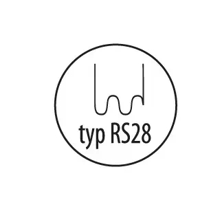 SCULE SI UNELTE - Capse pentru plastic tip RS28, 0,8mm, val mare, 100pcs