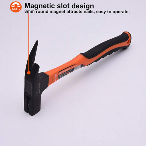 SCULE SI UNELTE - Ciocan pentru dulgher, coada bicomponenta din fibra de sticla 600G, Profesional, Harden