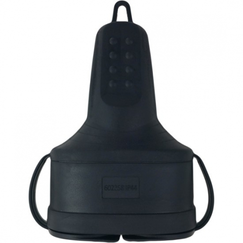 Cupla Dubla cu Cp, Cauciuc, Ip44 [1]
