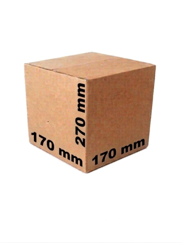 AMBALAJE SI CONSUMABILE - Cutie carton NATUR 170 x 170 x 270 mm