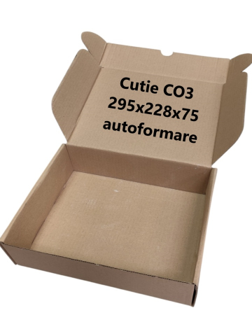 AMBALAJE SI CONSUMABILE - Cutie carton NATUR 295 x 228 x 75 mm