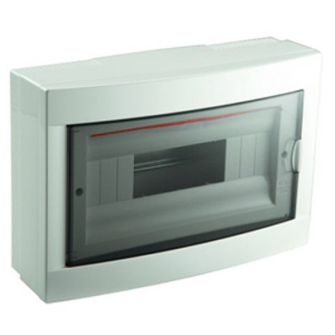 ACCESORII ELECTRICE - CUTIE SIGURANTE 16P IP40 USA TRANSPARENTA - montaj aplicat VIKO