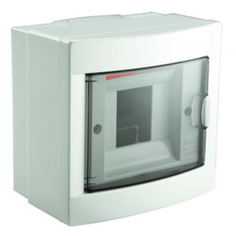 ACCESORII ELECTRICE - CUTIE SIGURANTE 4P IP40 USA TRANSPARENTA - montaj aplicat VIKO