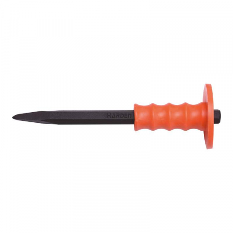 Produse - Dalta ascutita cu garda si maner din plastic 4 x 18 x 300 , Harden