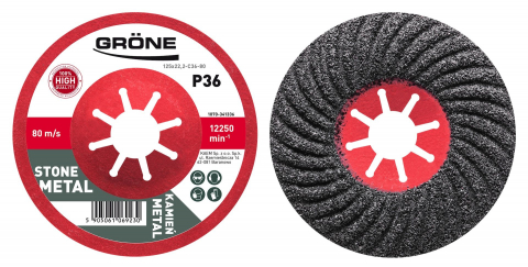 Produse - DISC ABRAZIV GLAZURAT #80 GRONE 125MMX22.23MM