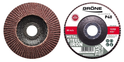 Produse - DISC LAMELAR #80 GRONE TIP T29 ZIRCONIU 125MMX22.23MM