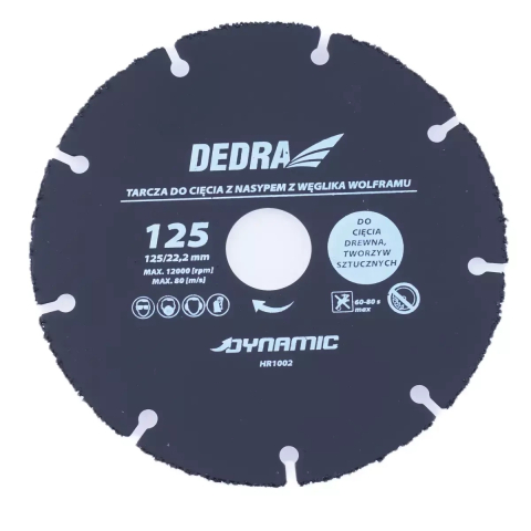 Disc pentru tăierea lemnului, materialelor sintetice, 125x22,5mm [3]