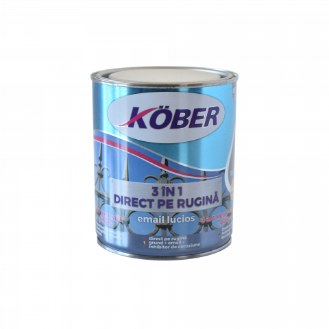 Produse - EMAIL 3IN1 ALB PENTRU METAL -0.75L