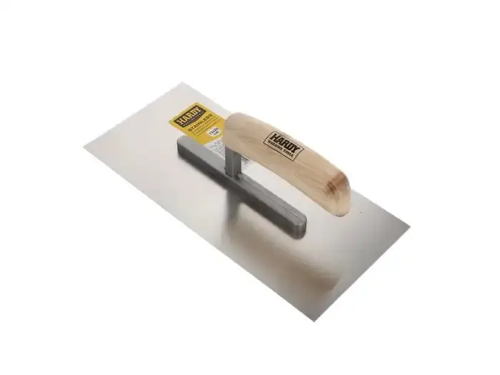 UNELTE SI ACCESORII PENTRU ZIDARIE  SI ZUGRAVIT - Gletiera Seria 25 Hardy – Oțel Inoxidabil, Maner Lemn, 28 X 13 Cm