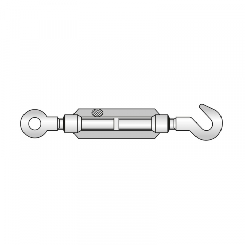 ELEMENTE DE FIXARE - Intinzator ochi-carlig DIN 1480, otel, zincat,M6, Rocast