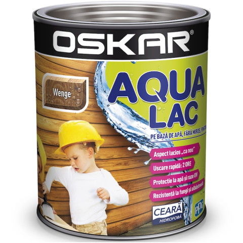 VOPSEA/LEMN/METAL/ZIDARIE - Lac pentru lemn Oskar Aqua, Wenge, 10L