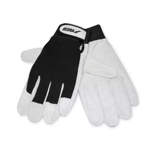 ECHIPAMENTE PROTECTIE - MĂNUSI DE PROTECTIE, PIELE SPALT DE PORC, NEGRE DEDRA BH1010