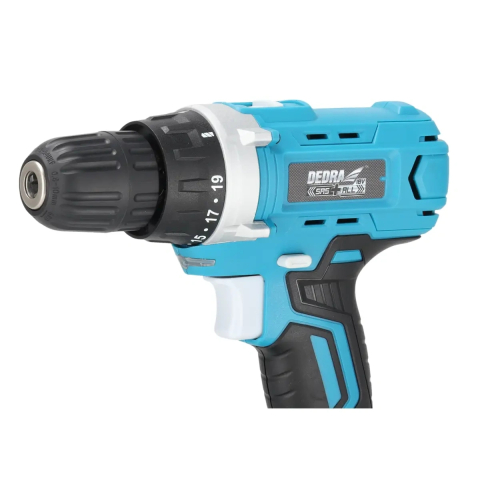Masină de găurit cu acumulator 18V SAS+ALL, 10mm obr./min. 0-400/0-1100 max 35Nm [7]