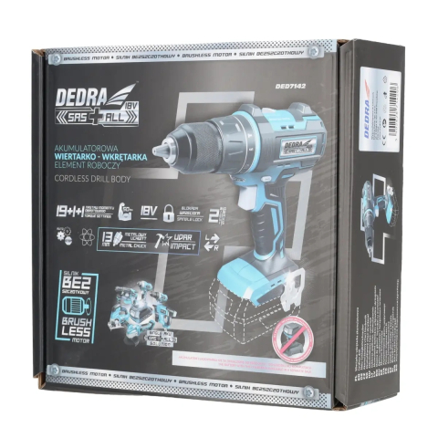 Maşina de găurit/ înşurubat fără perie 18V, 13mm, impact SAS+ALL, 50 Nm [3]