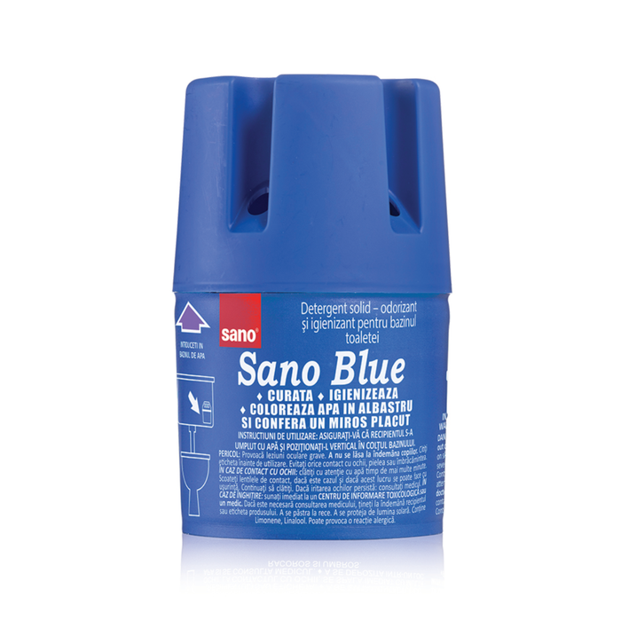 PRODUSE CURATENIE - Odorizant bazin wc Sano Blue, solid, 150 g
