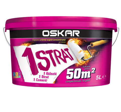 Produse - OSKAR CREMA 1 STRAT DISP INT ALB 5L