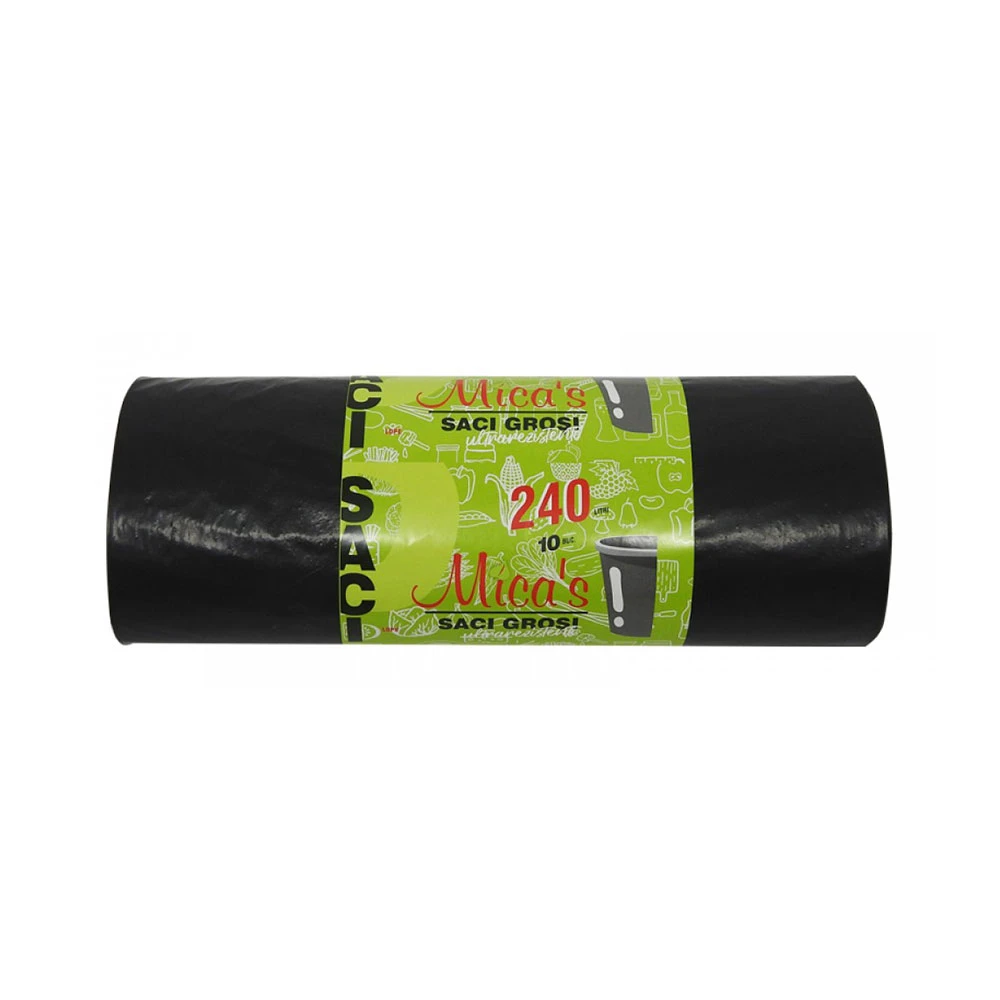 PRODUSE CURATENIE - Saci Menajeri Micas 240l 10 buc rola