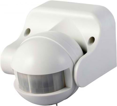 SURSE ILUMINAT - SENZOR DE MISCARE, MONTAJ APARENT, ORIENTABIL, ALB, IP44