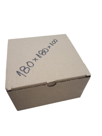 AMBALAJE SI CONSUMABILE - Set 25 buc Cutie carton Natur 180 x 180 x 100 mm