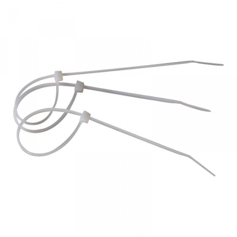 ACCESORII ELECTRICE - Set de 100 legaturi de cablu din nylon, 150X2.5mm Alb Harden