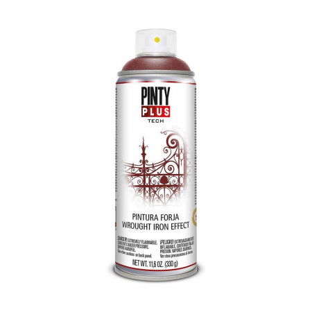 SPRAY/AUTO/HOME - Spray vopsea pentru fier forjat Rosu  Pinty plus