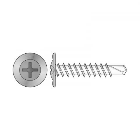 ELEMENTE DE FIXARE - Surub autoforant cap special plat+saiba, otel, zincat sau vopsit in camp electrostatic,4.2X16,25buc/pg,Rocast