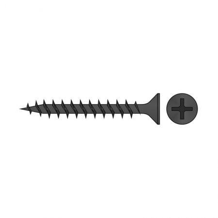 ELEMENTE DE FIXARE - Surub pentru gips-carton filet cu pas mare tratat termic, otel, fosfatat,3.5X35,1000buc/cutie  Rocast