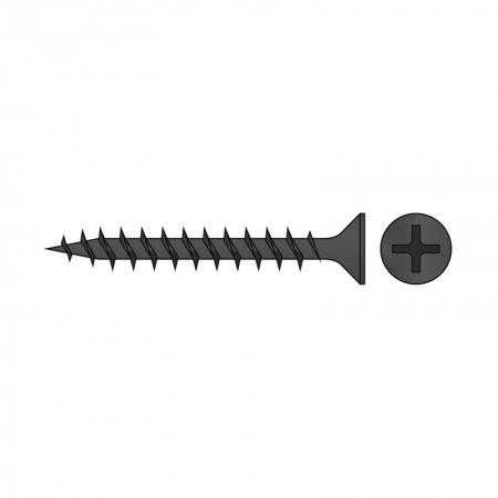 ELEMENTE DE FIXARE - Surub pentru gips-carton filet cu pas mare tratat termic, otel, fosfatat,3.5X45,1000buc/cutie Rocast