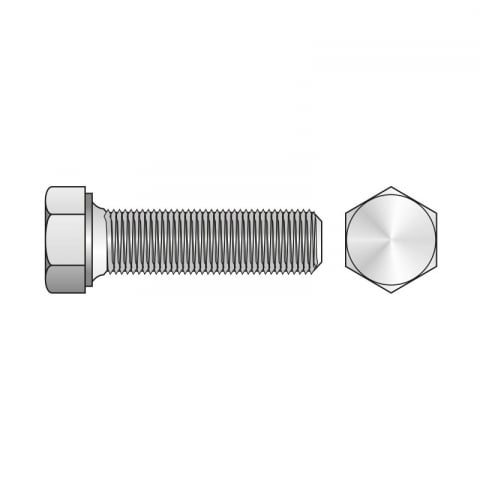 ELEMENTE DE FIXARE - Surub total filetat cu cap hexagonal DIN 933,M8X60,10buc/pg,Rocast