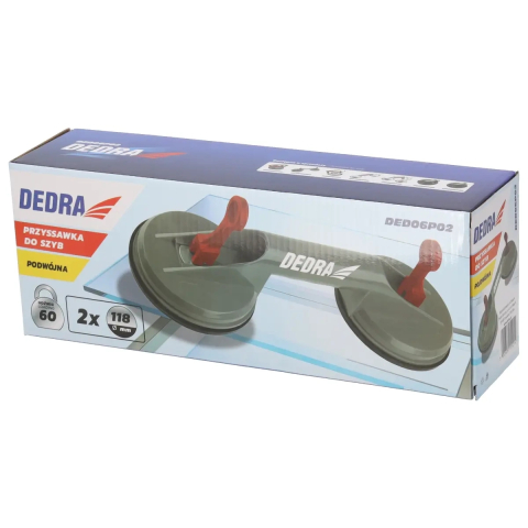 Ventuză dublă pentru ferestre 2x118mm, max 60kg [5]