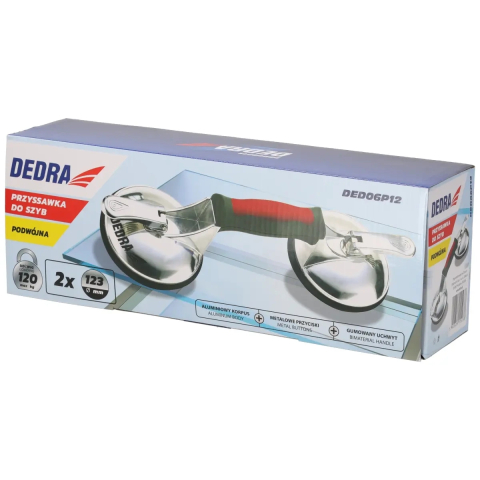 Ventuză dublă pentru ferestre 2x123mm, max 120kg [5]