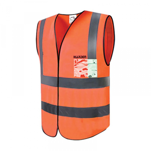 ECHIPAMENTE PROTECTIE - Vesta reflectorizanta - culoare portocalie XXXL, Profesional, Harden