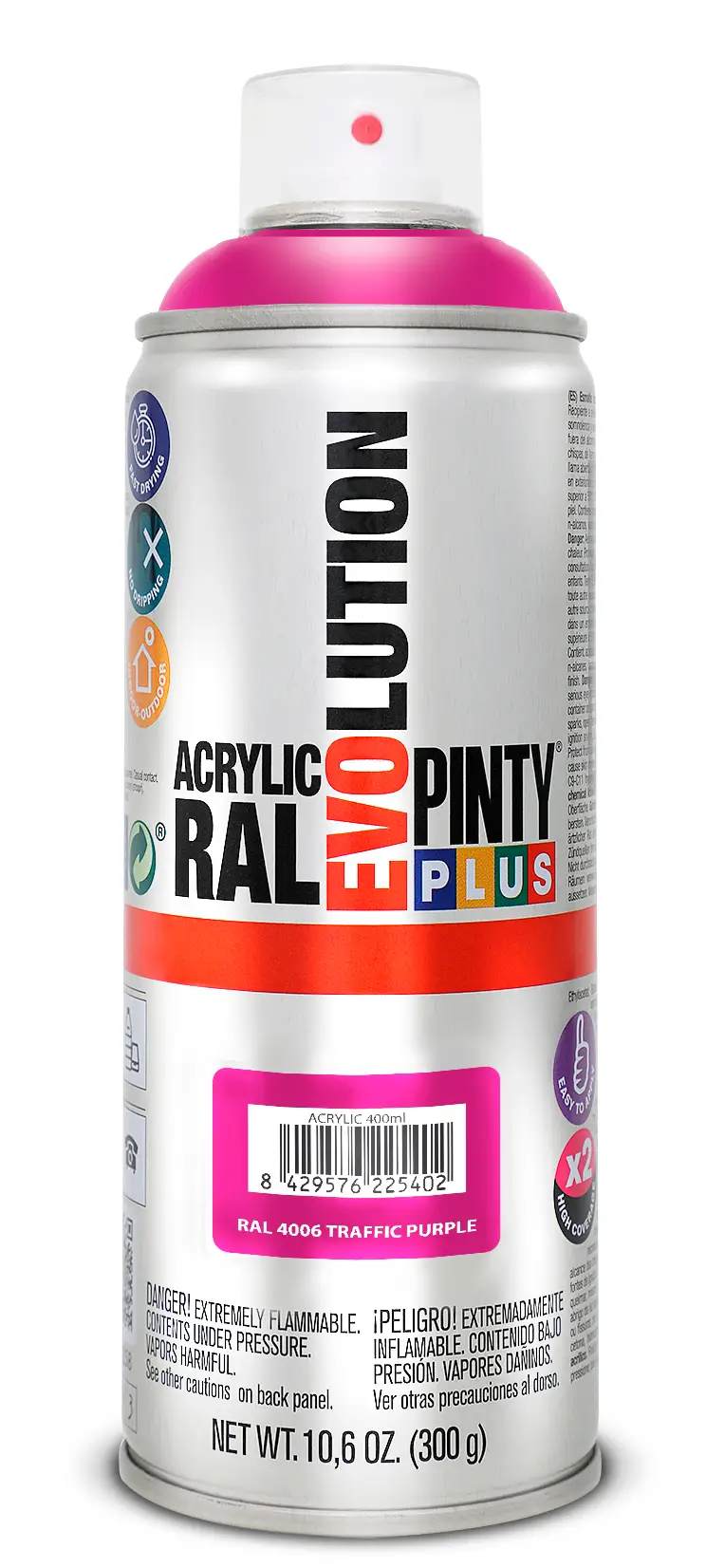 SPRAY/AUTO/HOME - Vopsea spray violet RAL 4006 400 ml  Pinty plus