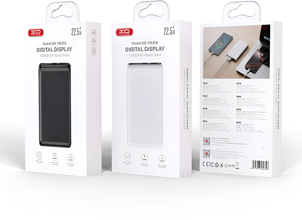 Baterie Externa Xo PB308 10000 mAh negru power bank powerbank [3]