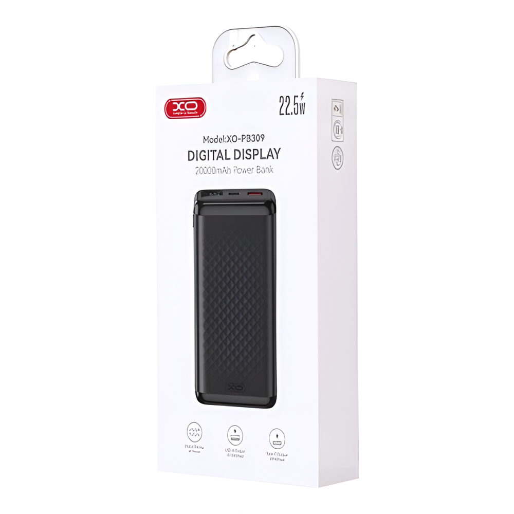 Baterie Externa Xo PB309 20000 mAh negru power bank powerbank [2]