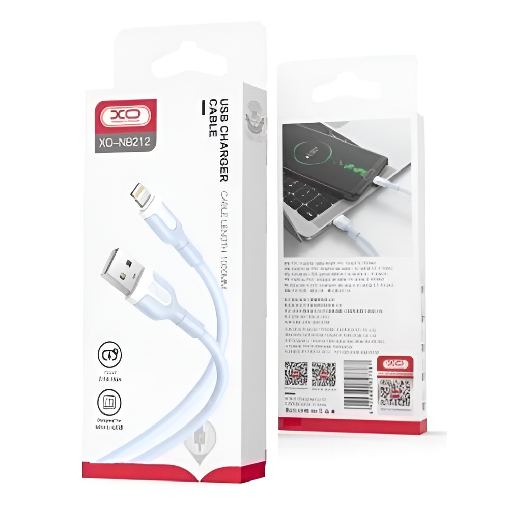 Cablu de Date / Incarcare XO-NB212 Usb - Lightning 1M Alb [2]