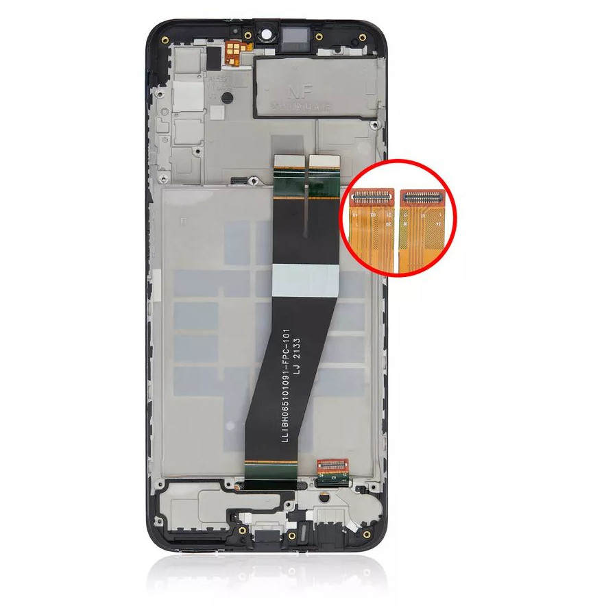 Ecran display lcd samsung galaxy negru  a03s a037 cu rama [3]