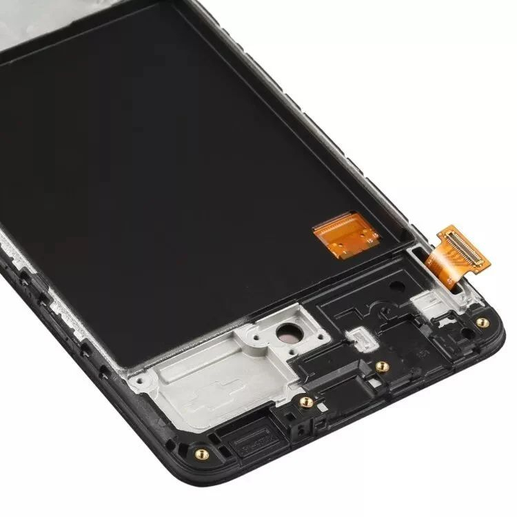 Display Ecran Lcd pentru Samsung A51 (A515) Soft Oled Negru cu Rama [3]