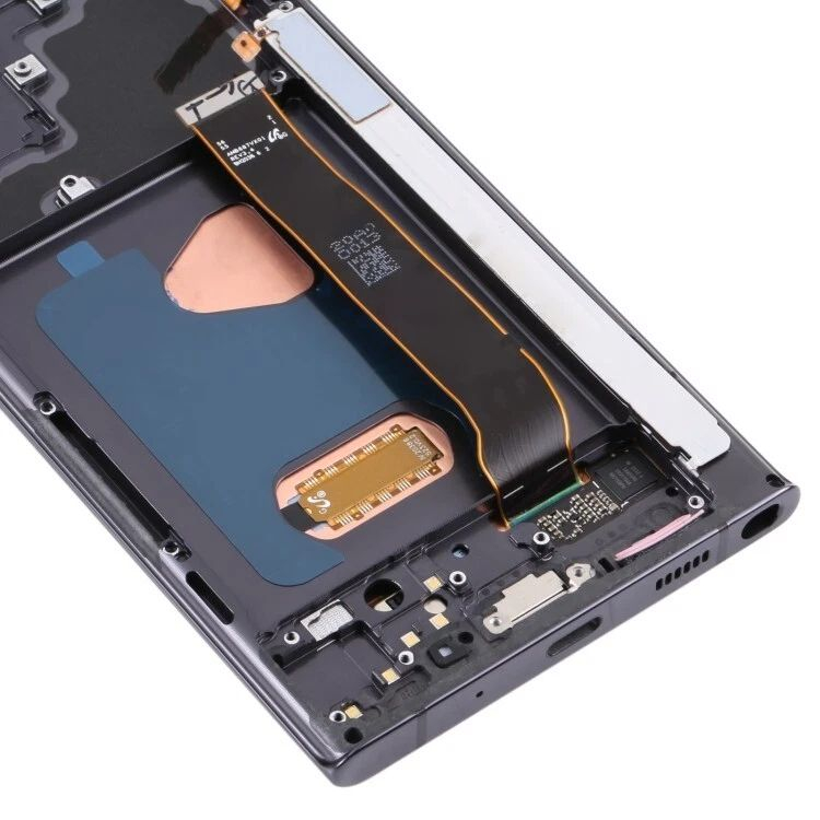 Display Ecran Lcd pentru Samsung Note 20 Ultra Negru cu Rama Soft Oled [2]