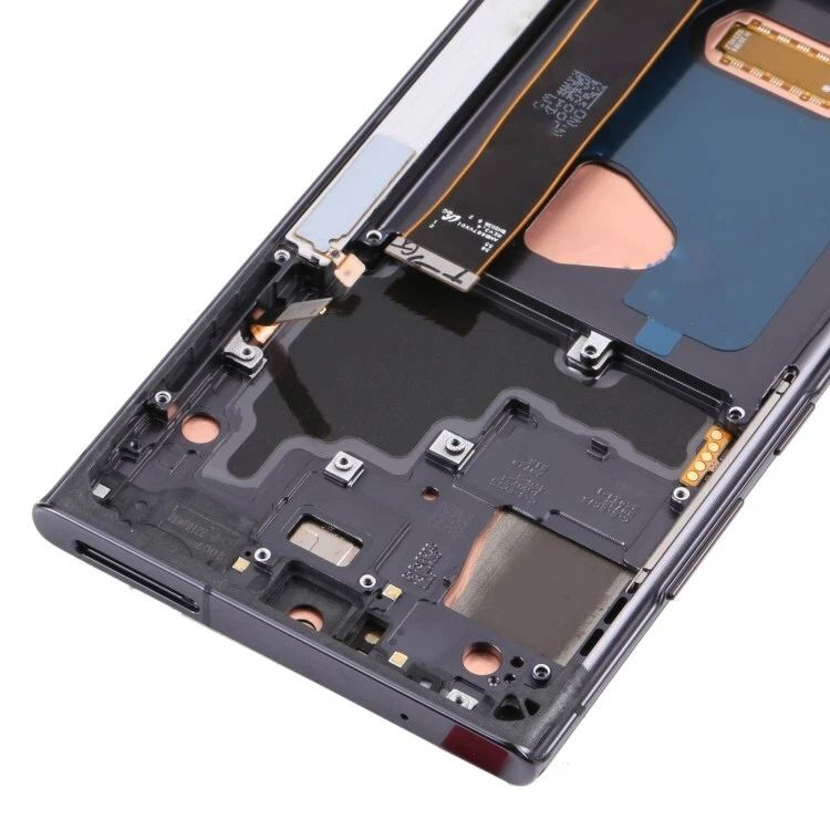 Display Ecran Lcd pentru Samsung Note 20 Ultra Negru cu Rama Soft Oled [3]