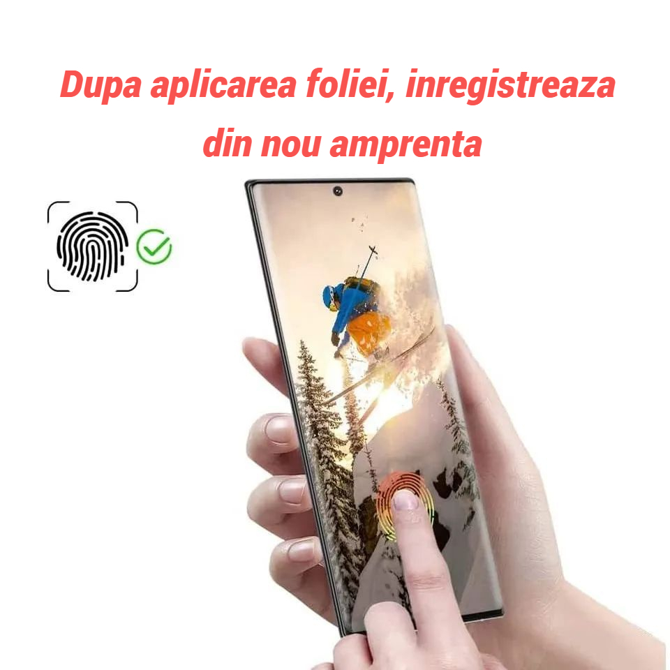 Folie Protectie 0,18 mm Fingerprint Unlock pentru Samsung Note 20 Ultra [3]